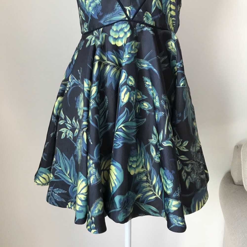 UO Silence & Noise Hologram Fit & Flare Mini Dress - Picture 5 of 7